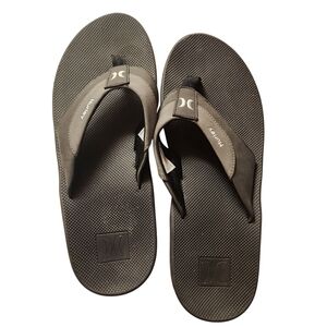 Hurley Black Sandals Comfortable Flip-Flops
